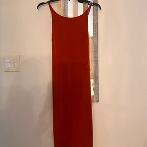 J. Crew Sleeveless Orange Dress S